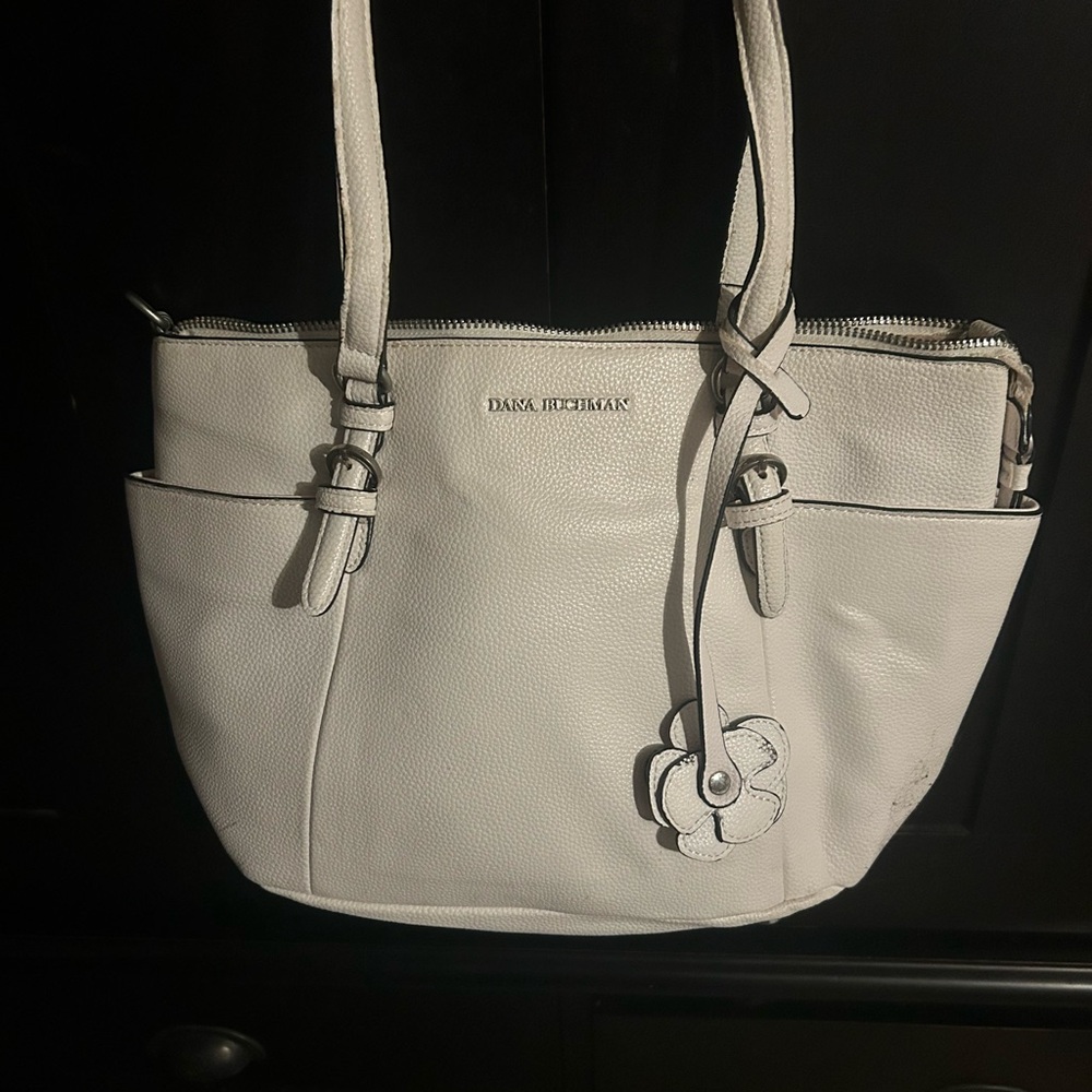 Dana Buchman white purse